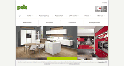 Desktop Screenshot of kuechen-peis.de